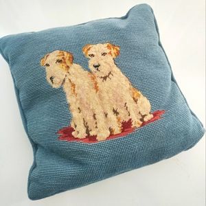 Antique Dog Pillow